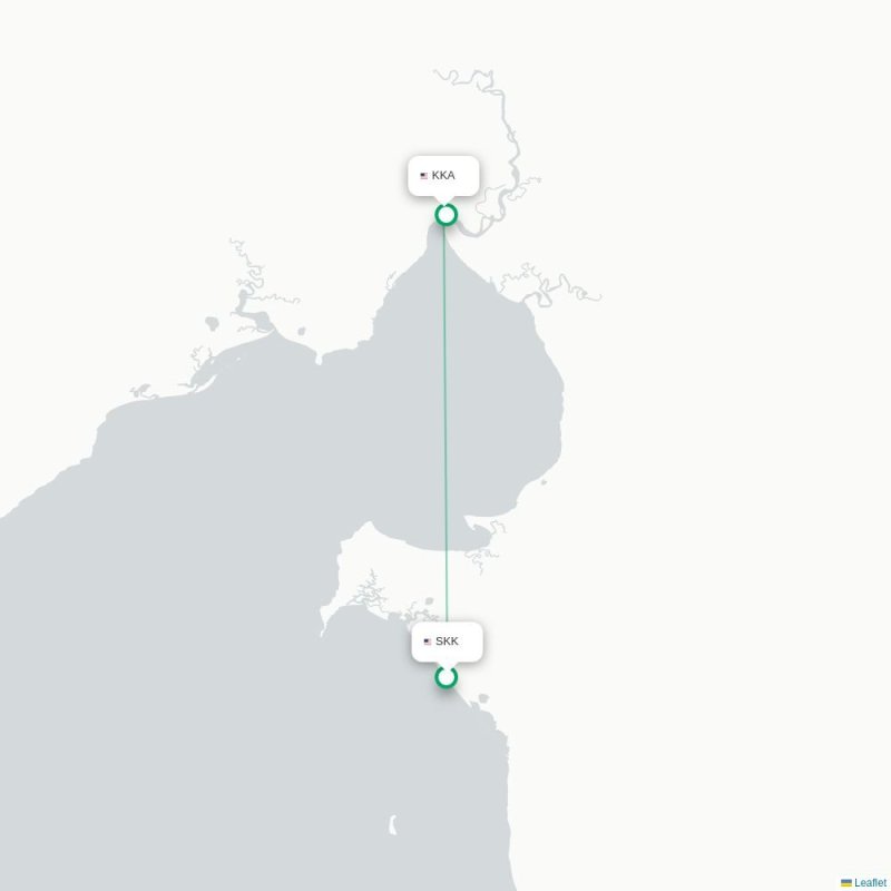 SKK - KKA route map