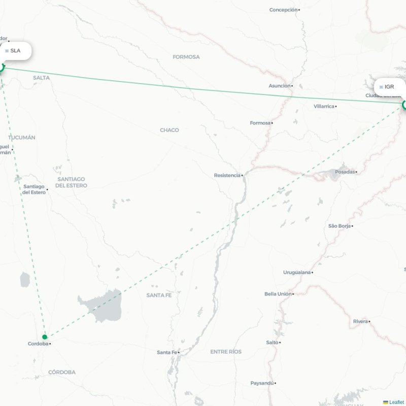 SLA - IGR route map