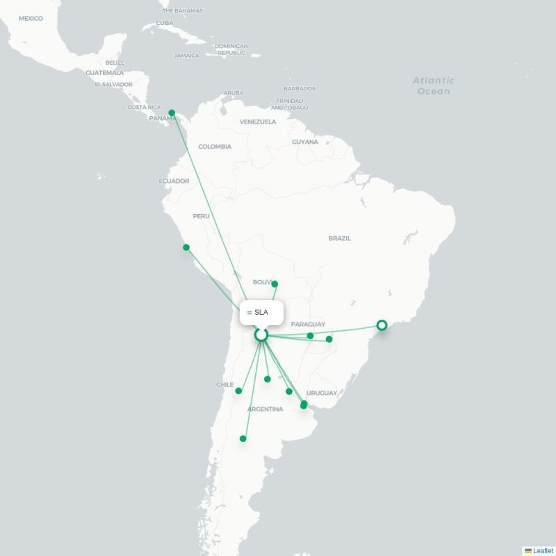 SLA - VVI route map