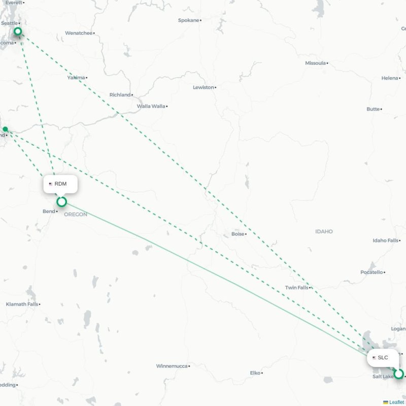 SLC - RDM route map