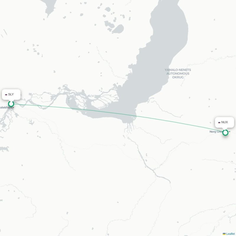 SLY - NUX route map