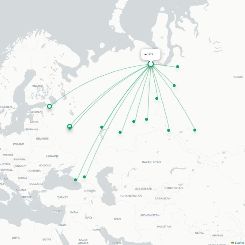 SLY - HMA route map