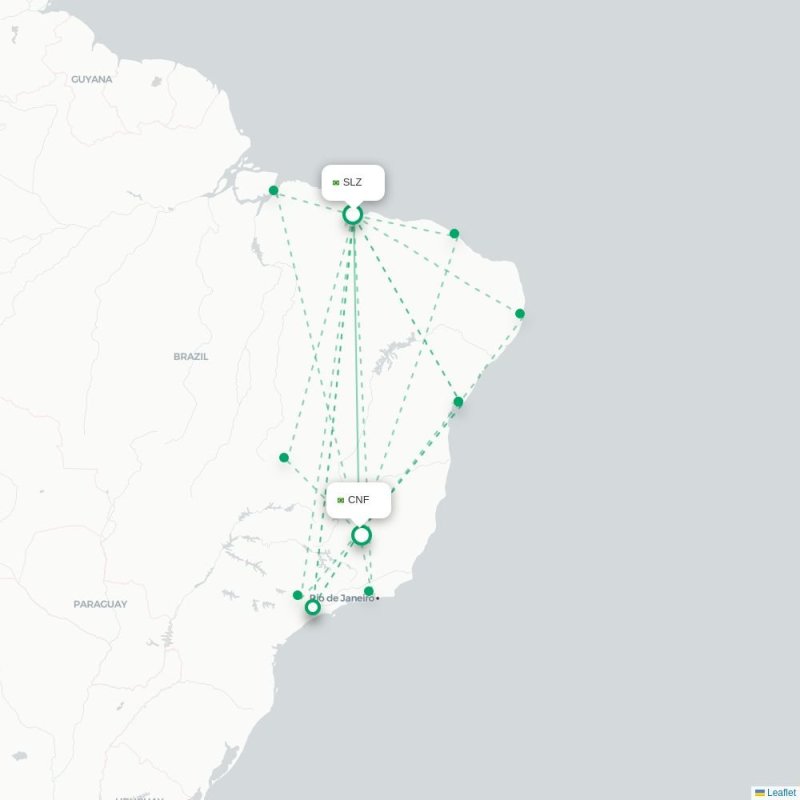 SLZ - CNF route map