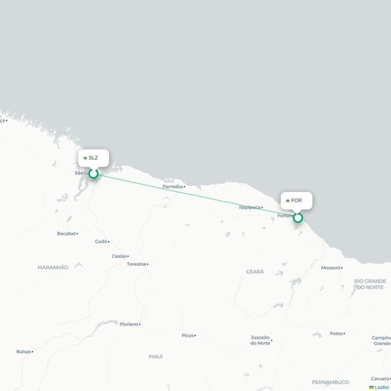 SLZ - FOR route map