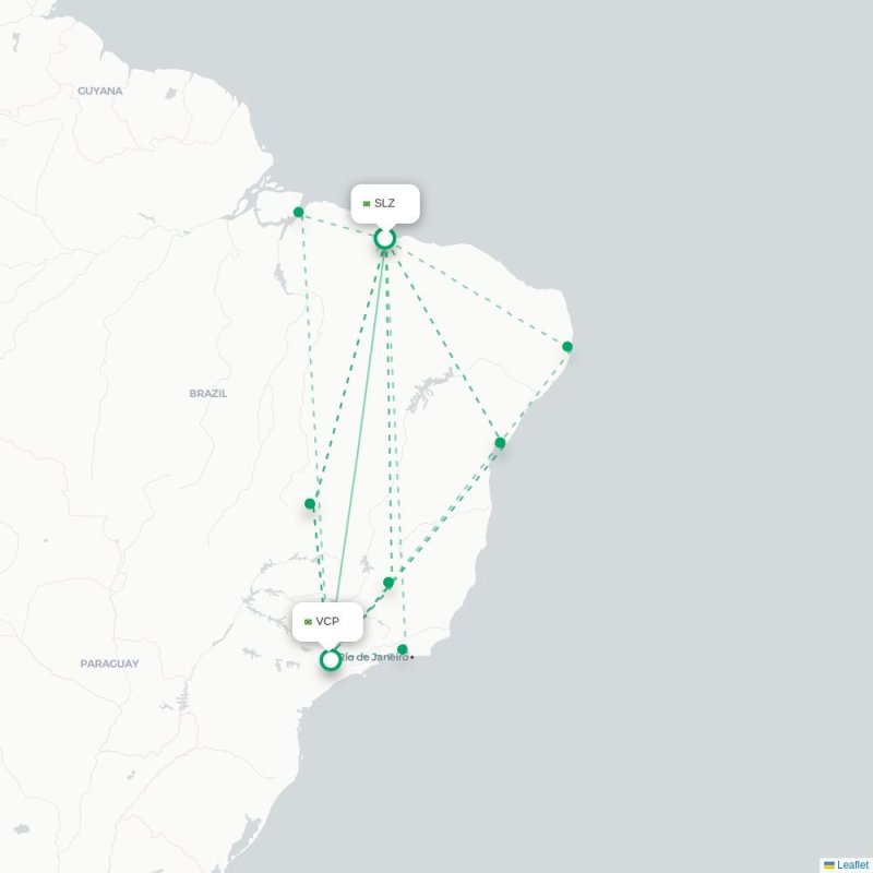 SLZ - VCP route map