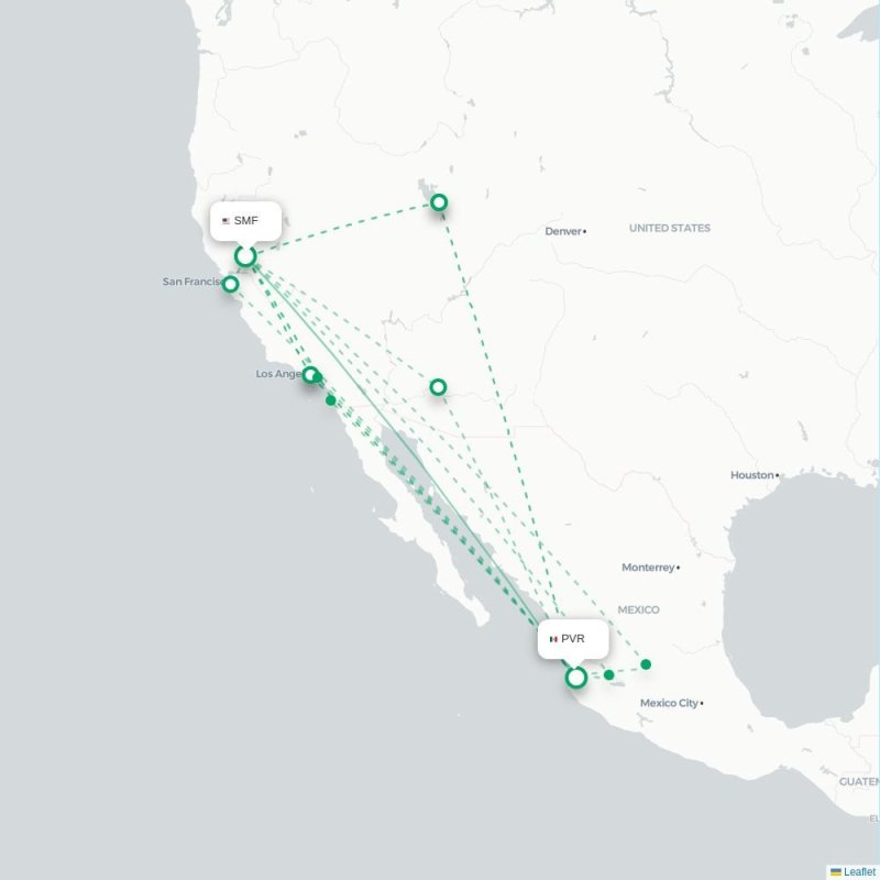 SMF - PVR route map