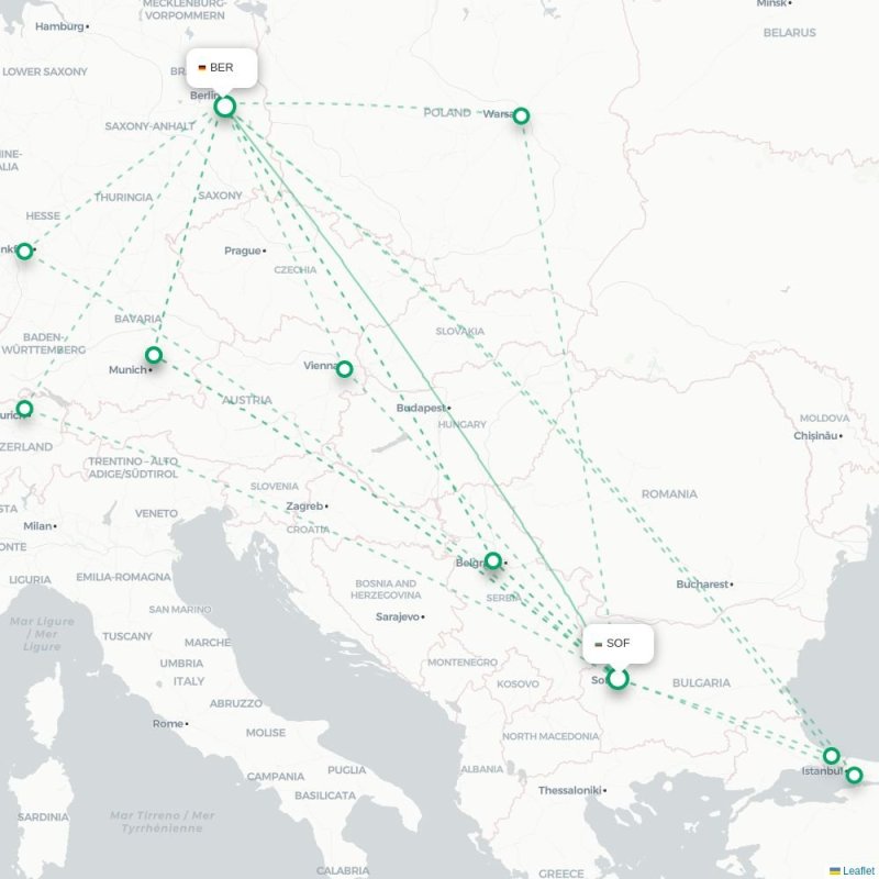 SOF - BER route map