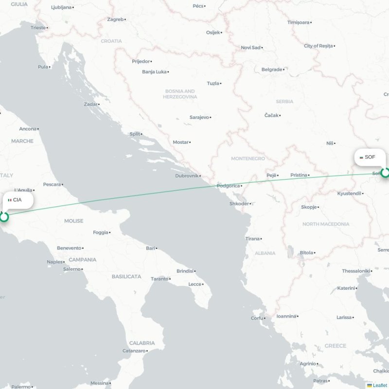 SOF - CIA route map