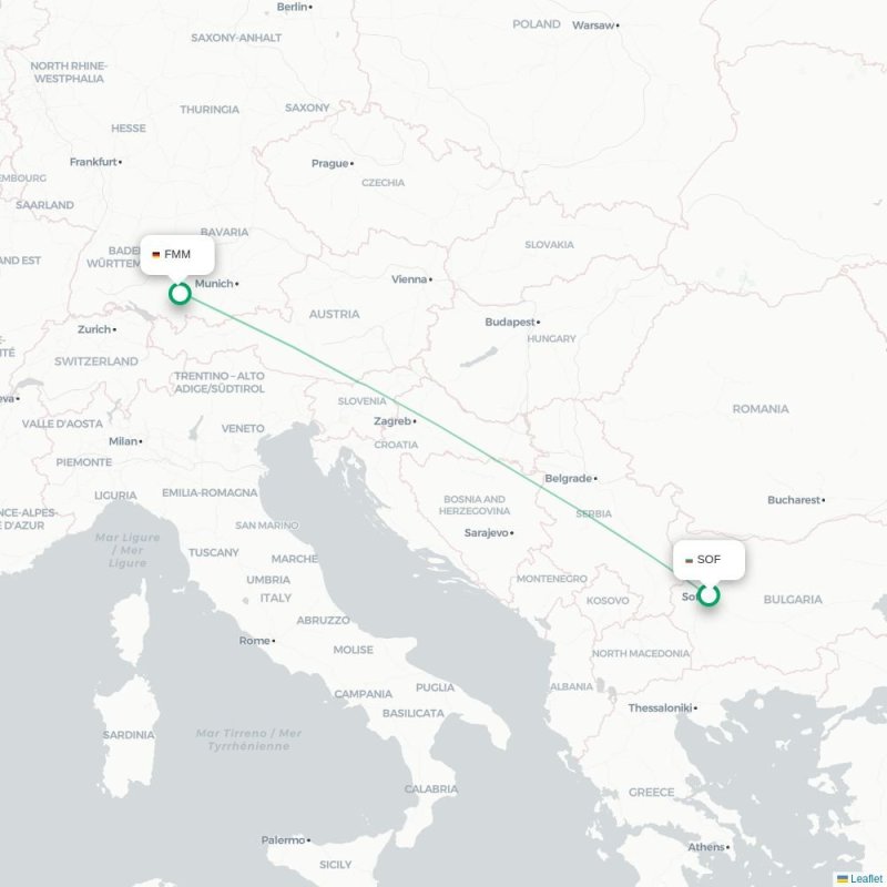 SOF - FMM route map