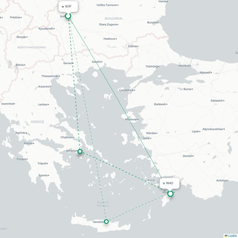 SOF - RHO route map