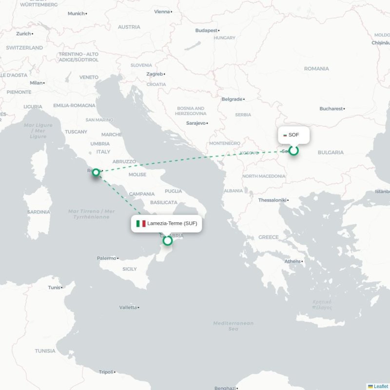 SOF - SUF route map