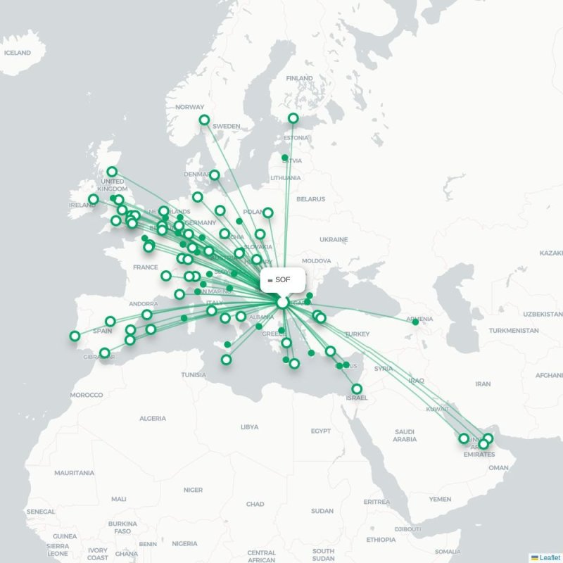 SOF - BTS route map
