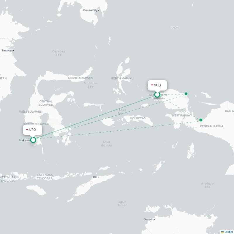 SOQ - UPG route map