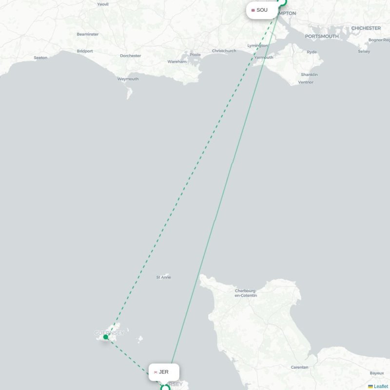 SOU - JER route map