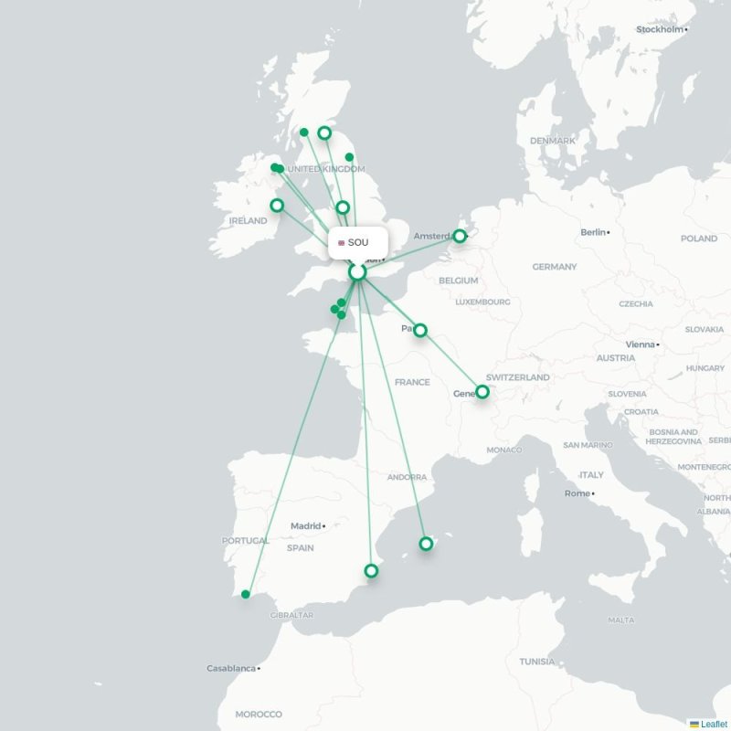 SOU - ORY route map