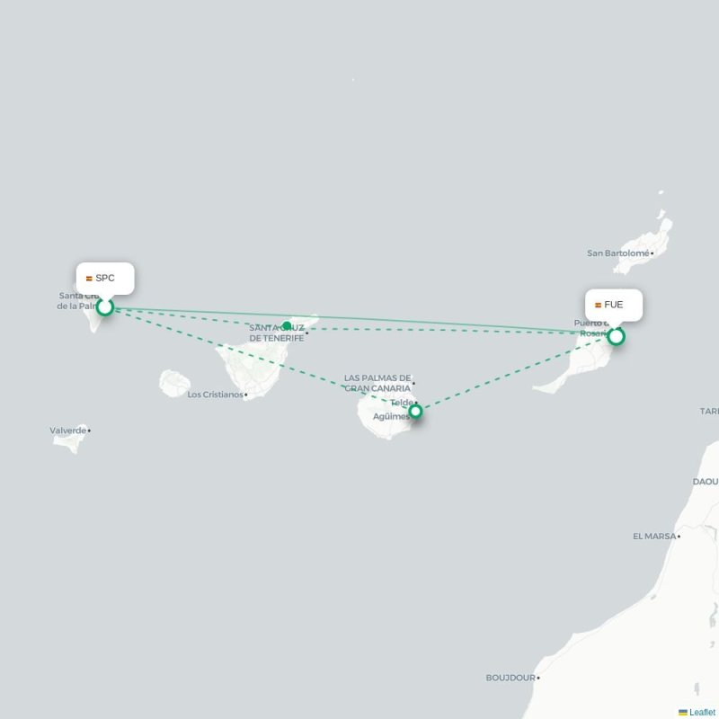 SPC - FUE route map