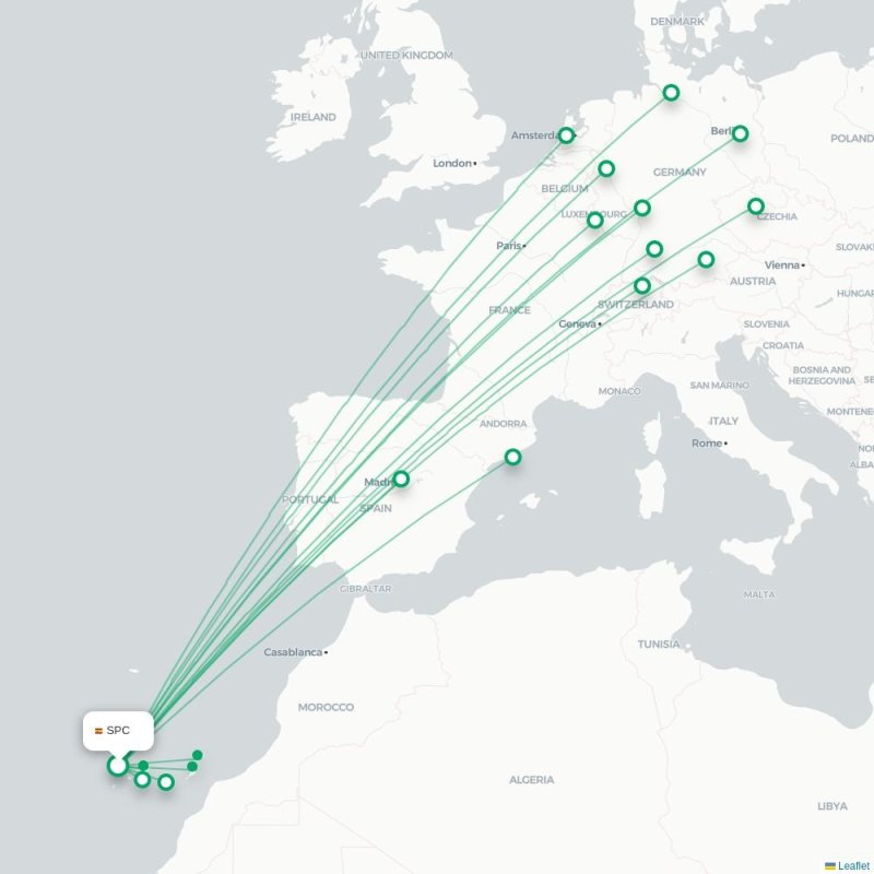 SPC - BCN route map