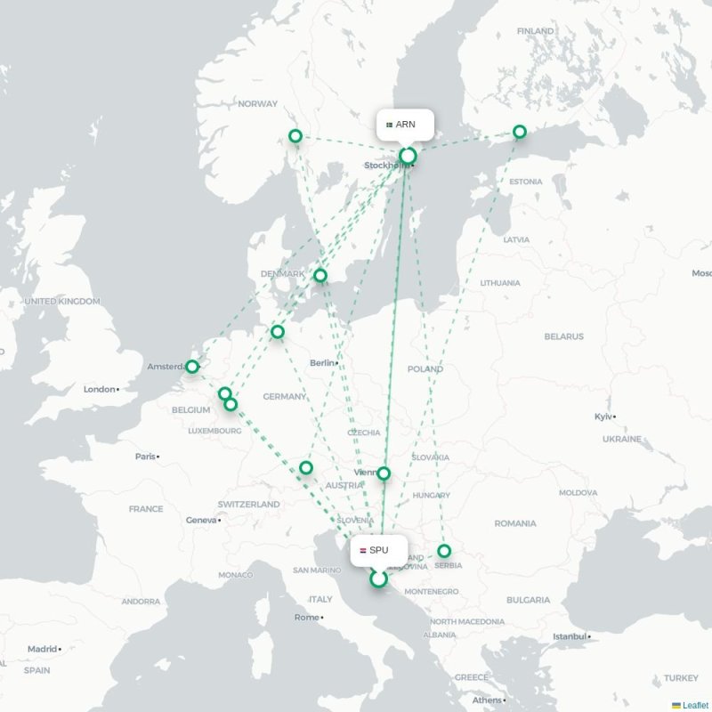 SPU - ARN route map