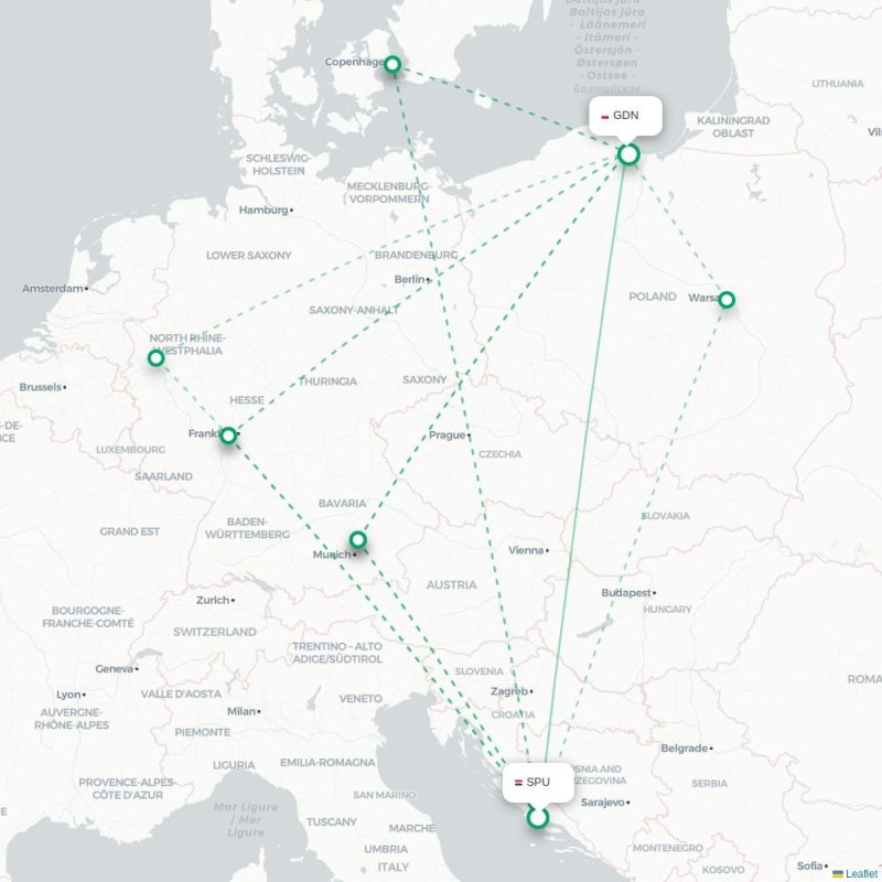 SPU - GDN route map