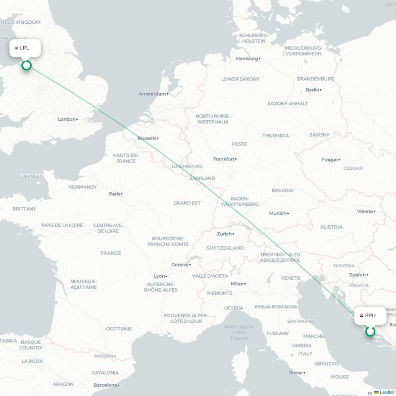 SPU - LPL route map