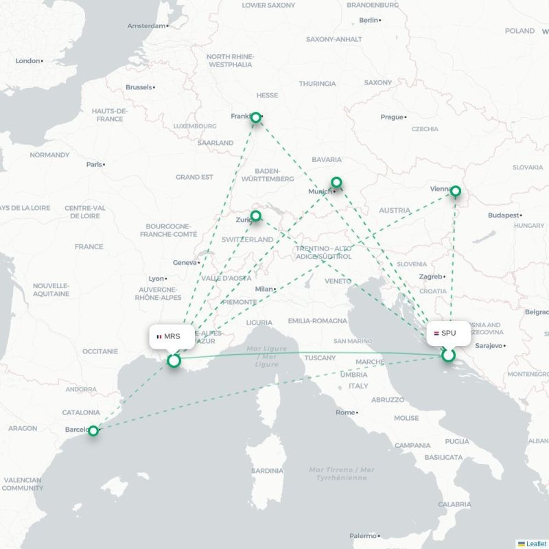 SPU - MRS route map