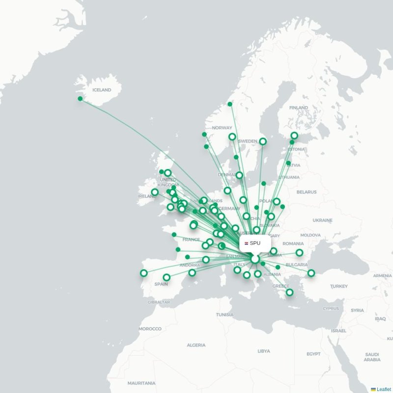 SPU - ORY route map