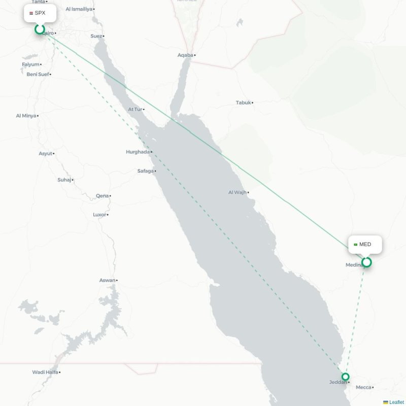 SPX - MED route map