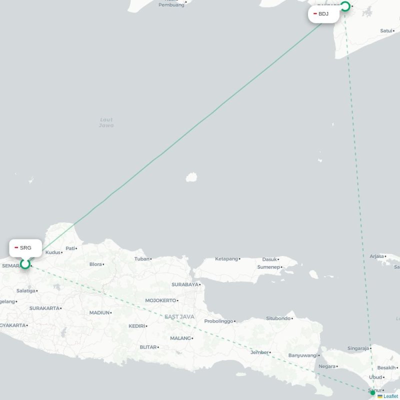 SRG - BDJ route map