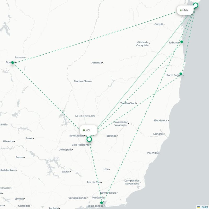 SSA - CNF route map