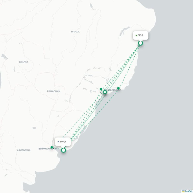 SSA - MVD route map