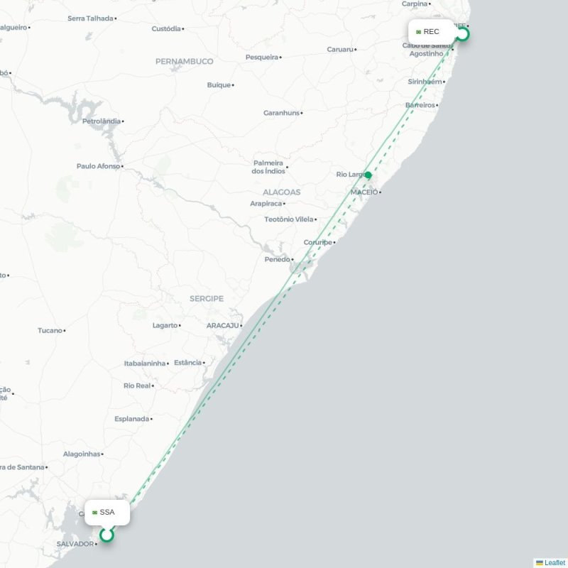 SSA - REC route map
