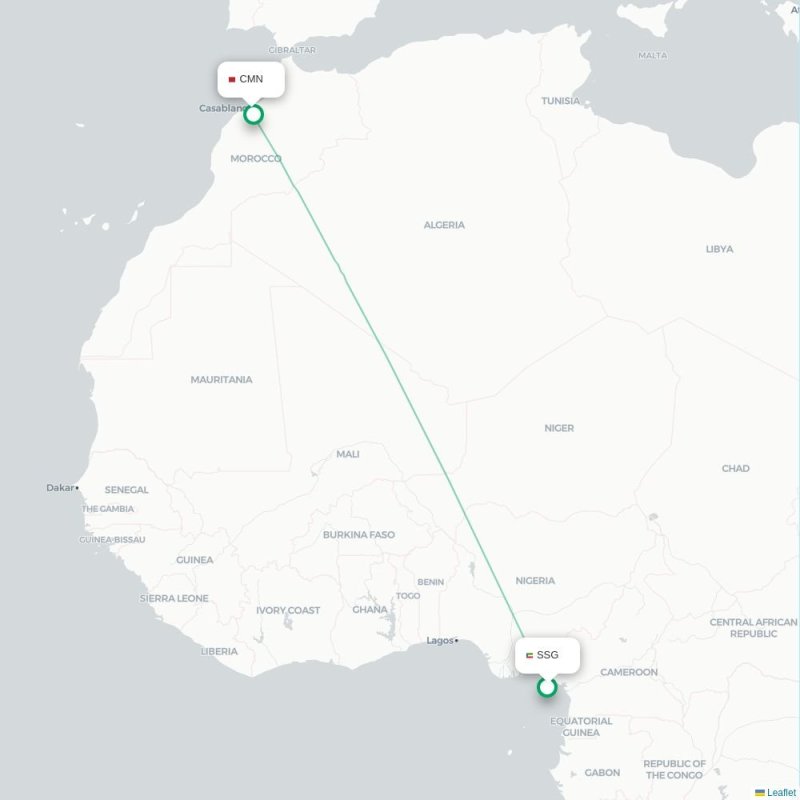 SSG - CMN route map