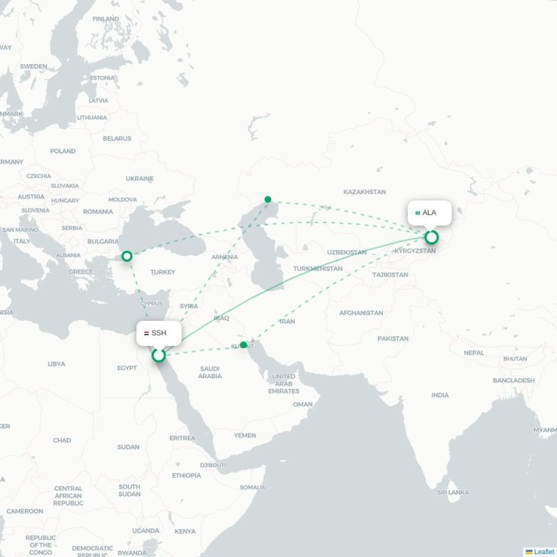 SSH - ALA route map