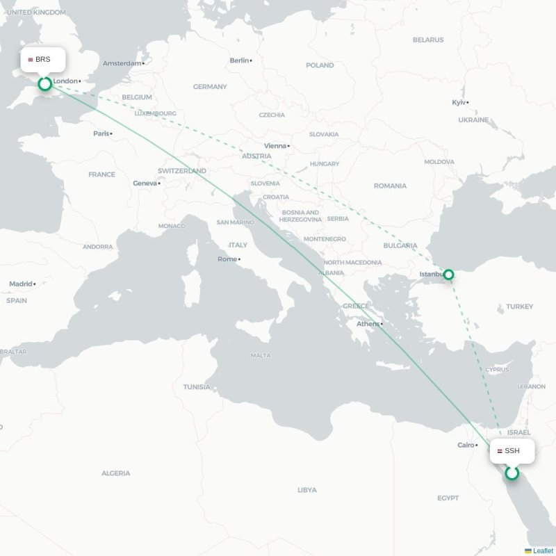 SSH - BRS route map