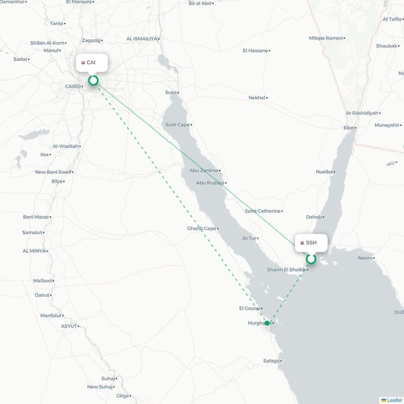 SSH - CAI route map