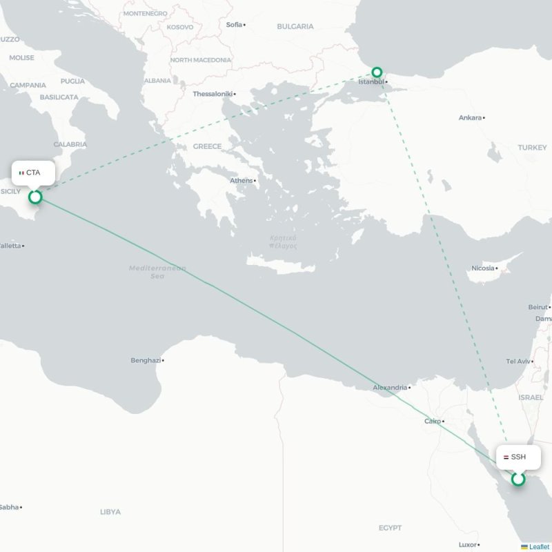 SSH - CTA route map