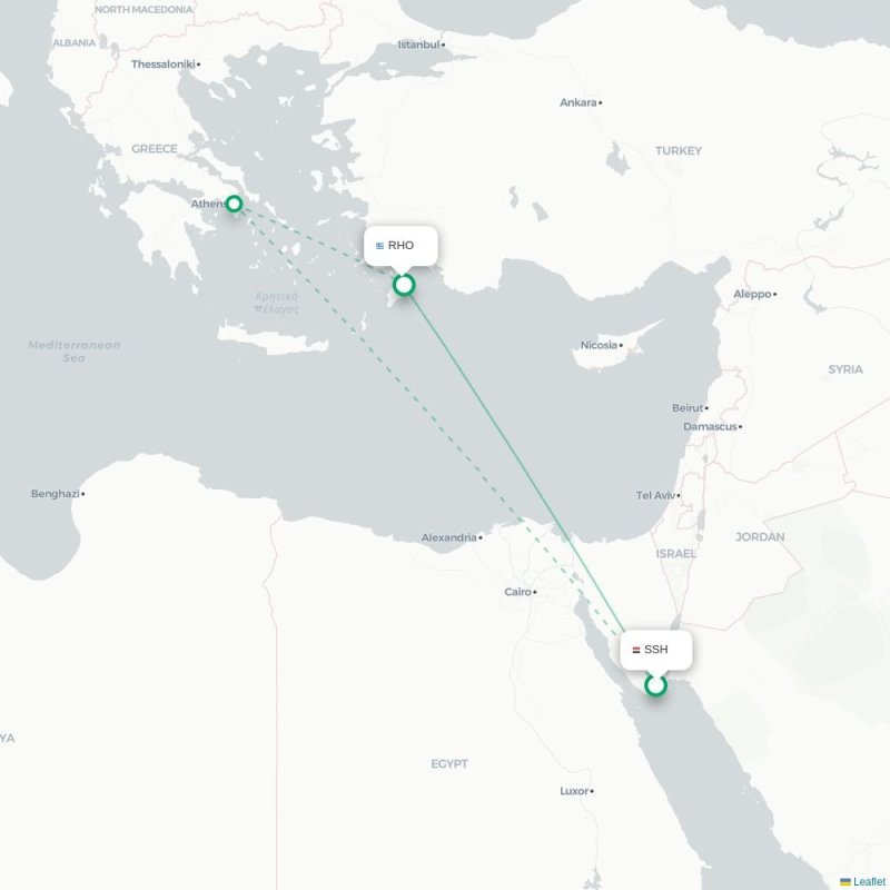 SSH - RHO route map