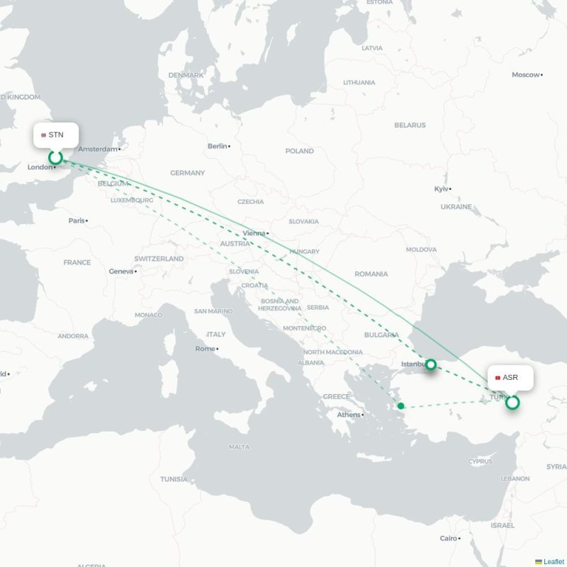 STN - ASR route map