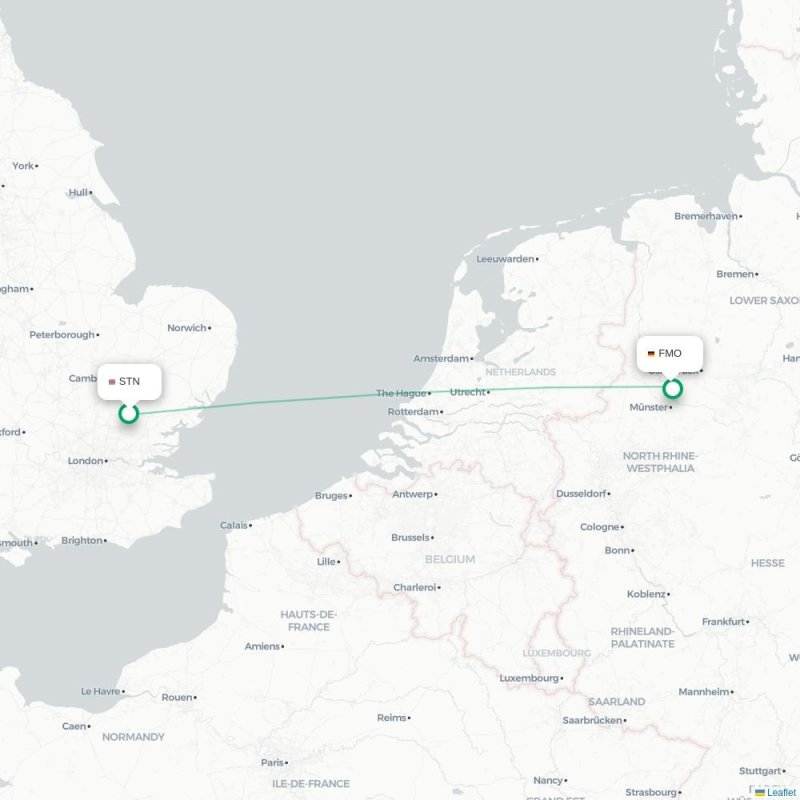 STN - FMO route map