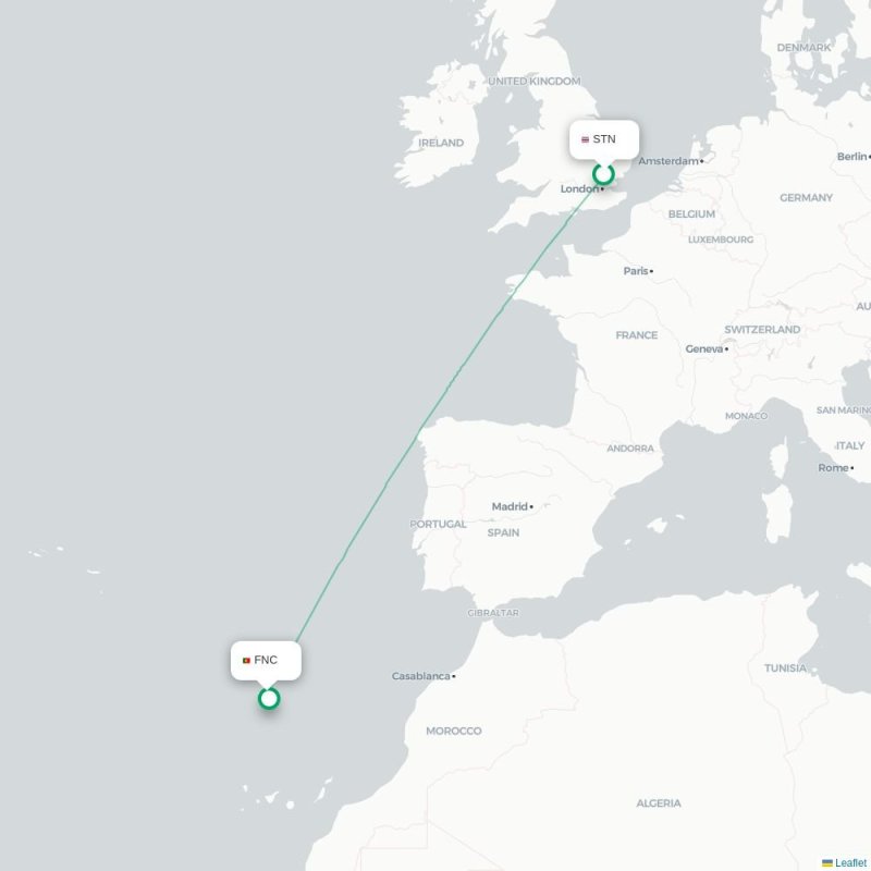 STN - FNC route map