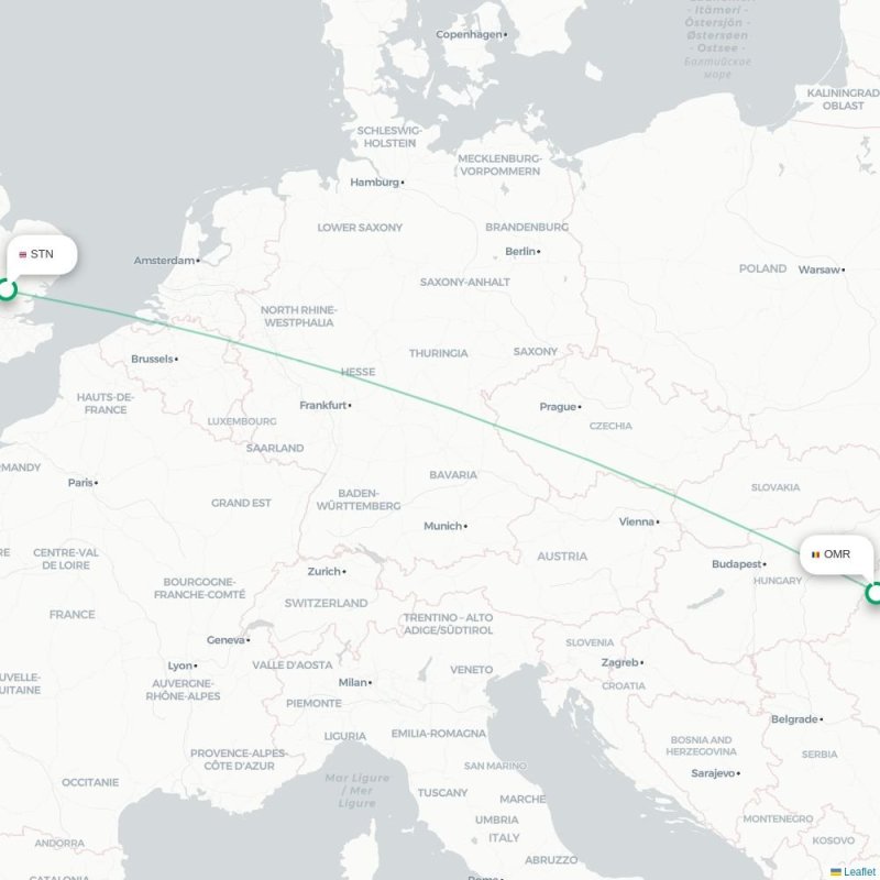 STN - OMR route map