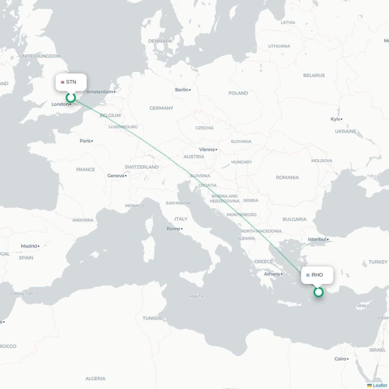 STN - RHO route map