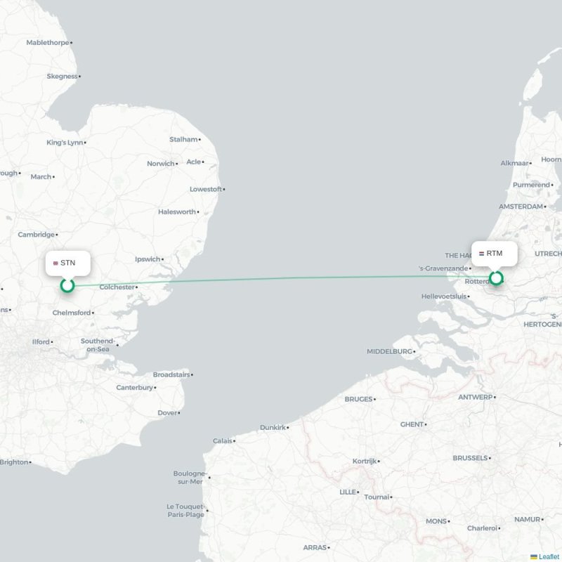 STN - RTM route map