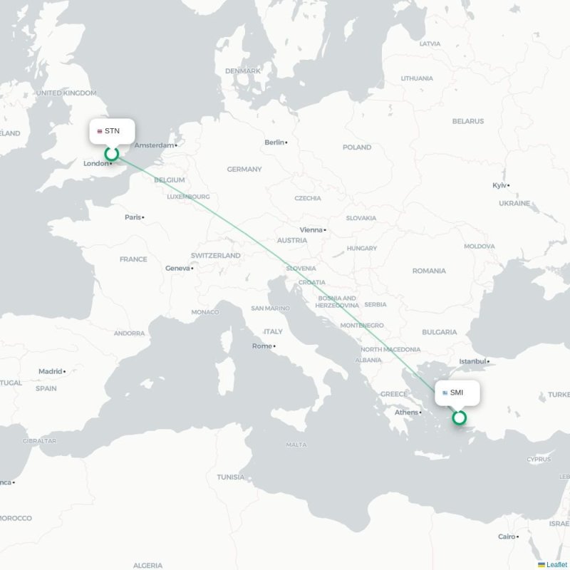 STN - SMI route map