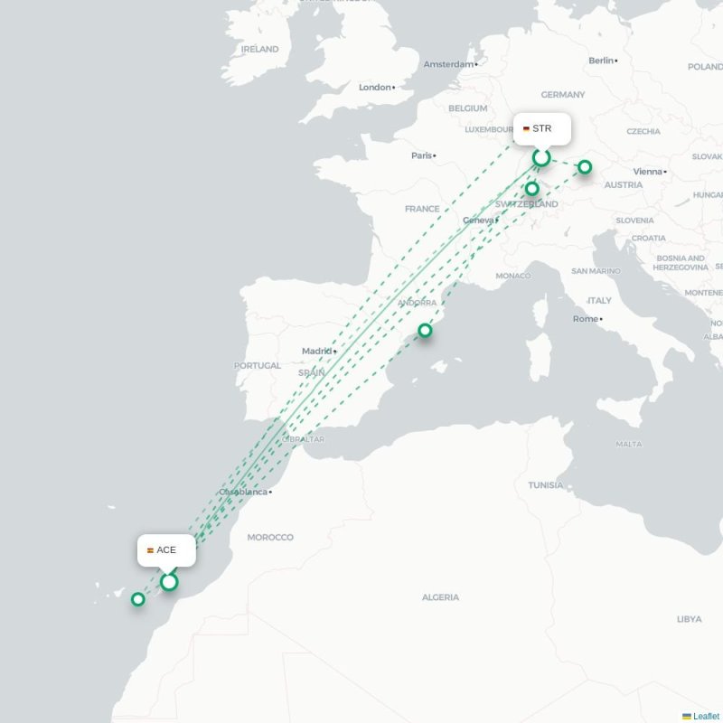 STR - ACE route map