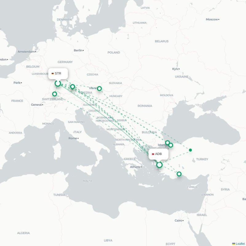 STR - ADB route map