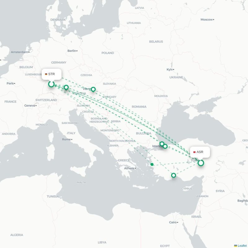 STR - ASR route map