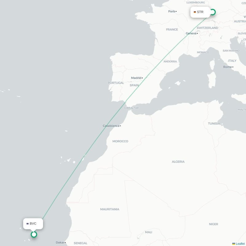 STR - BVC route map