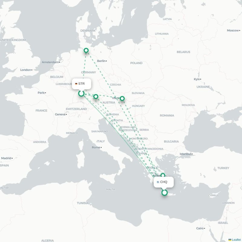 STR - CHQ route map