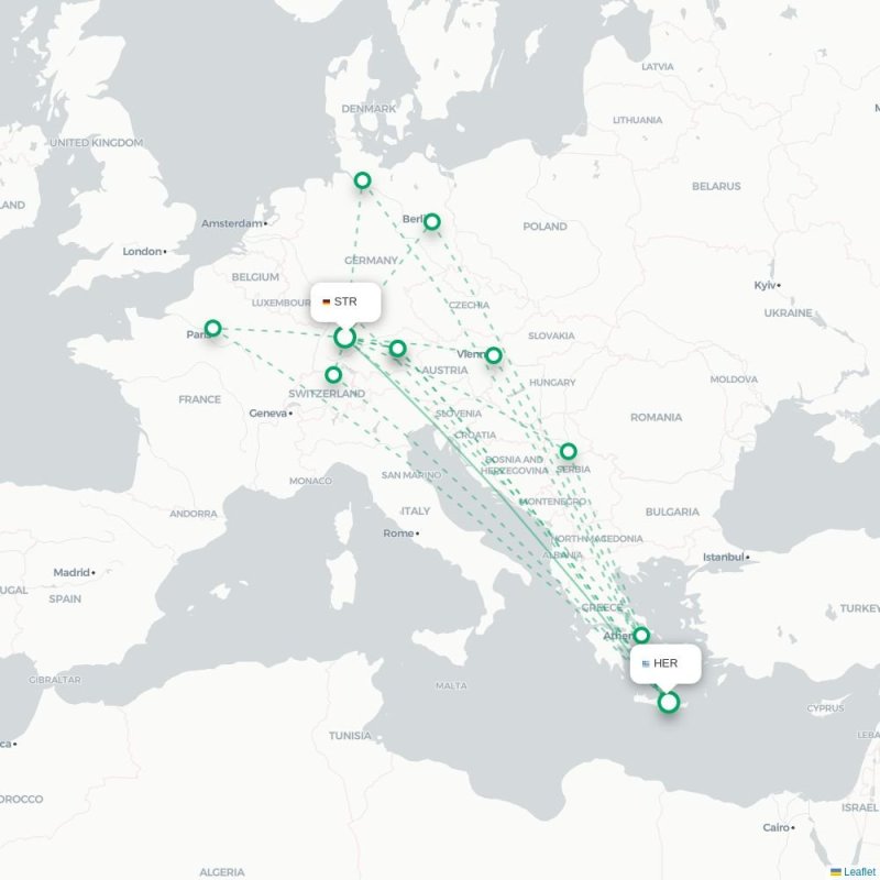 STR - HER route map